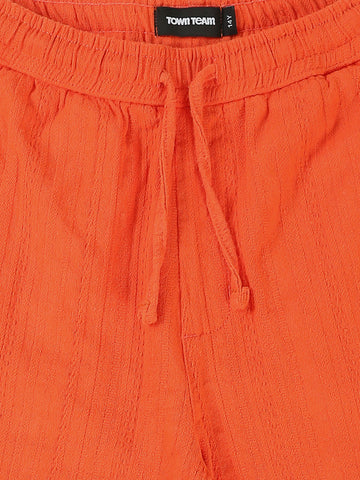 Shirt Sets oversize fit shirt + relaxed fit short texture top