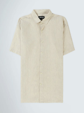 Shirt Sets oversize fit shirt + relaxed fit short plain top