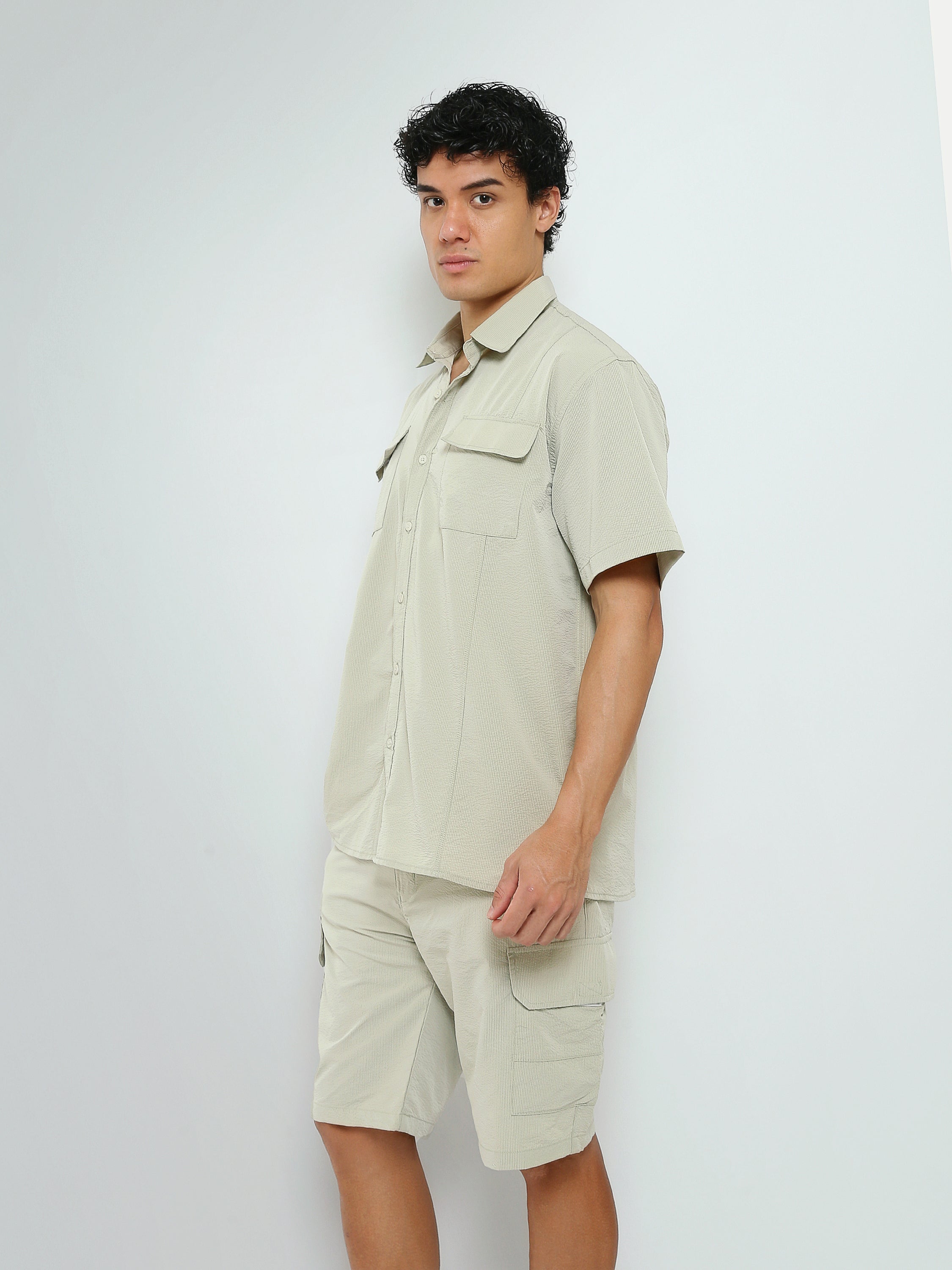 Town Team - Men's plain top Shirt Sets Mint