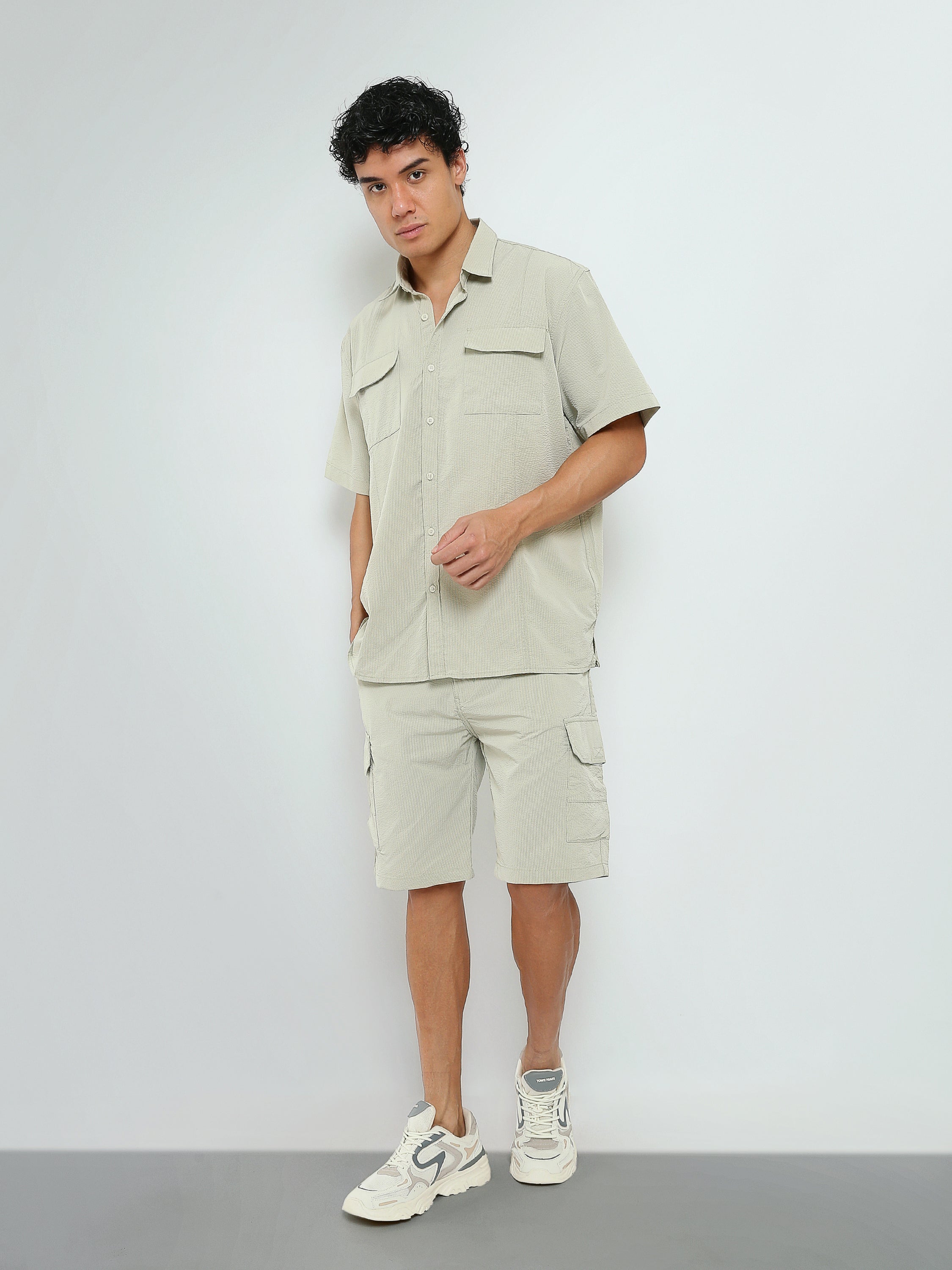 Town Team - Men's plain top Shirt Sets Mint