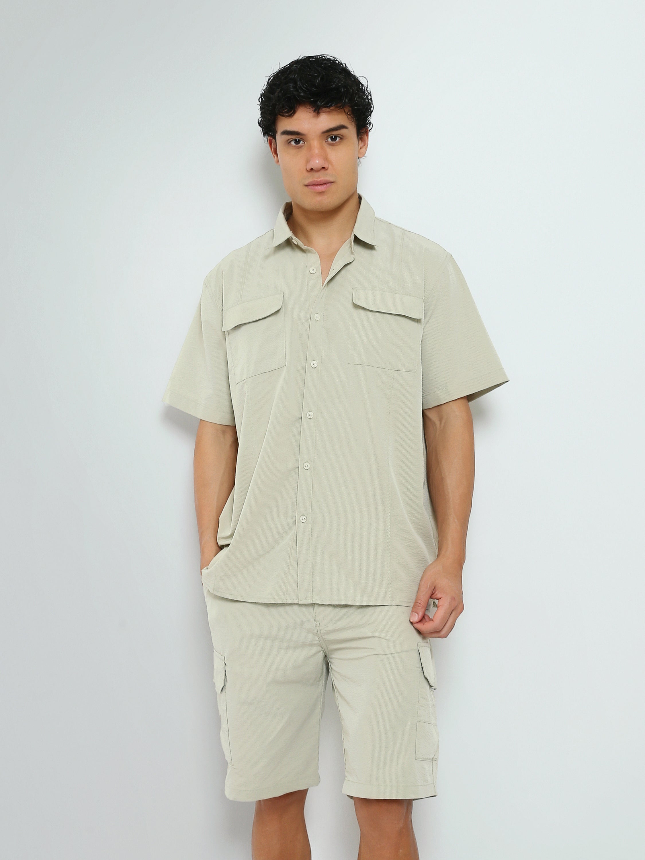 Town Team - Men's plain top Shirt Sets Mint
