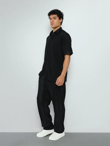 Town Team - Men's plain top Shirt Sets Black