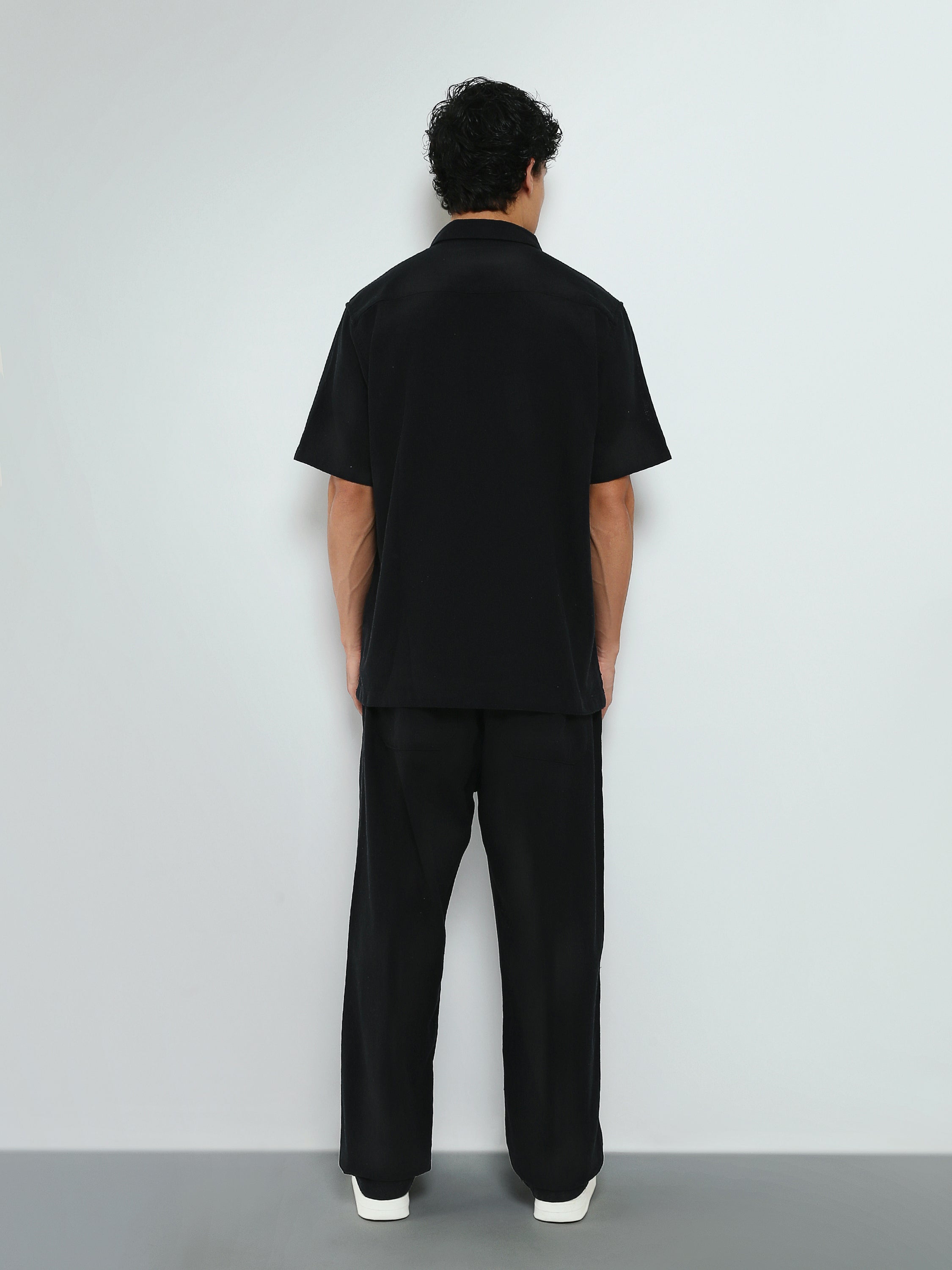 Town Team - Men's plain top Shirt Sets Black