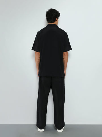 Town Team - Men's plain top Shirt Sets Black