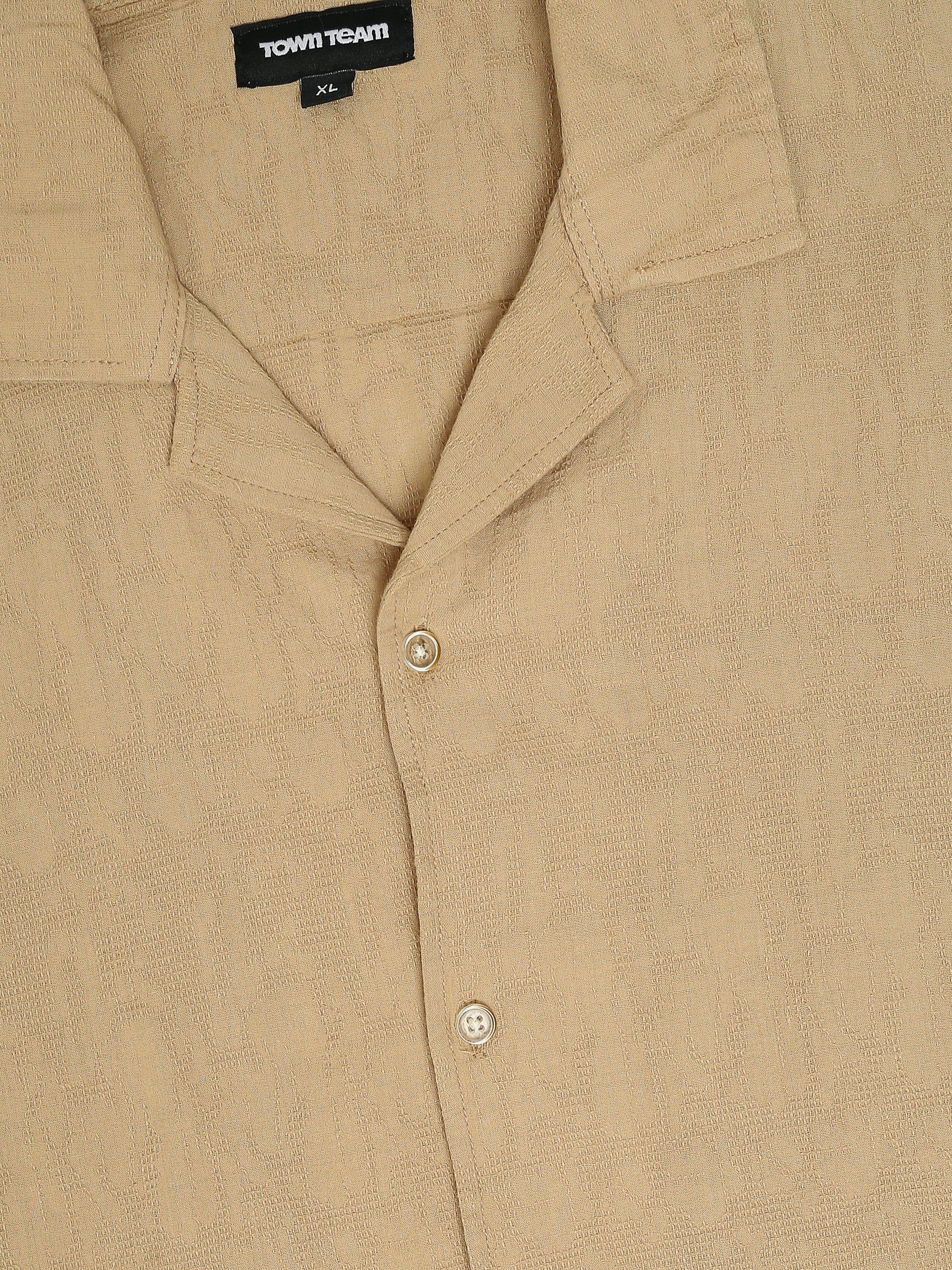 Town Team - Men's plain top Shirt Sets Beige