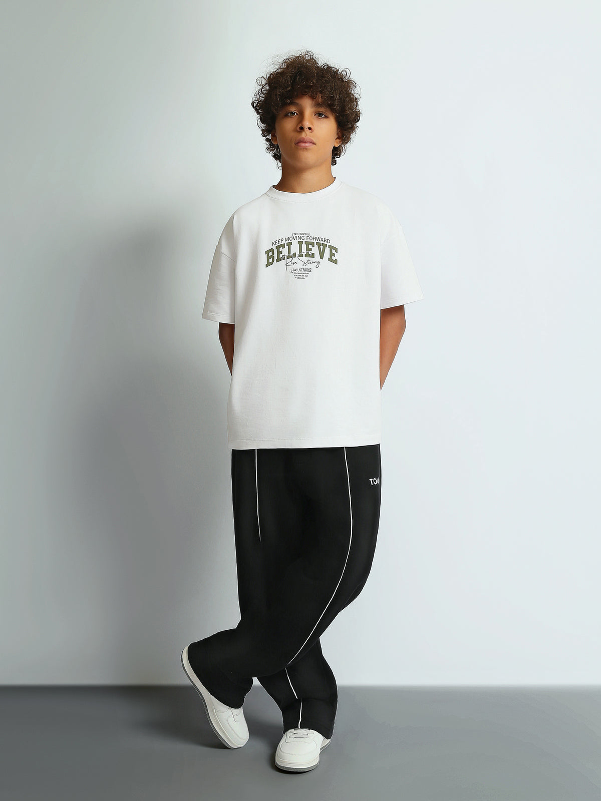 Sweatpants Baggy fit printed