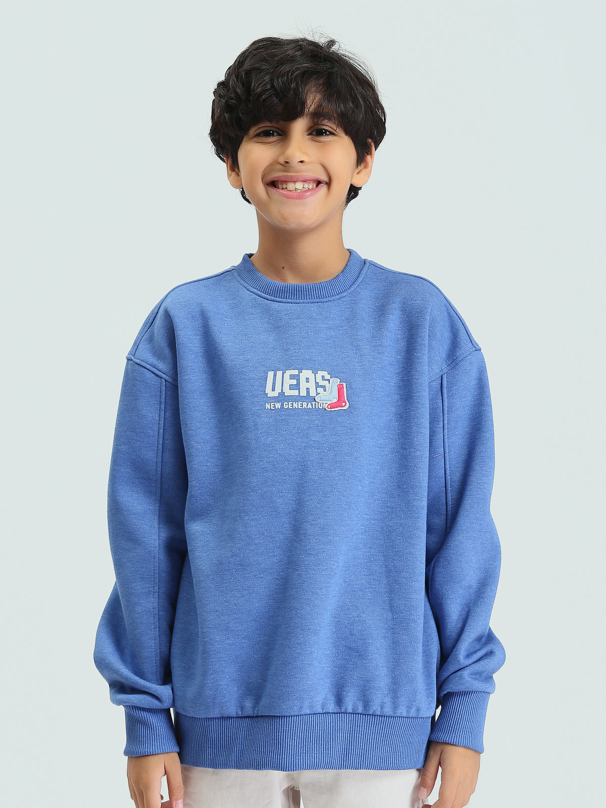 Town Team - Kids' Oversized printed Boys Sweatshirts OFF WHIT Melton