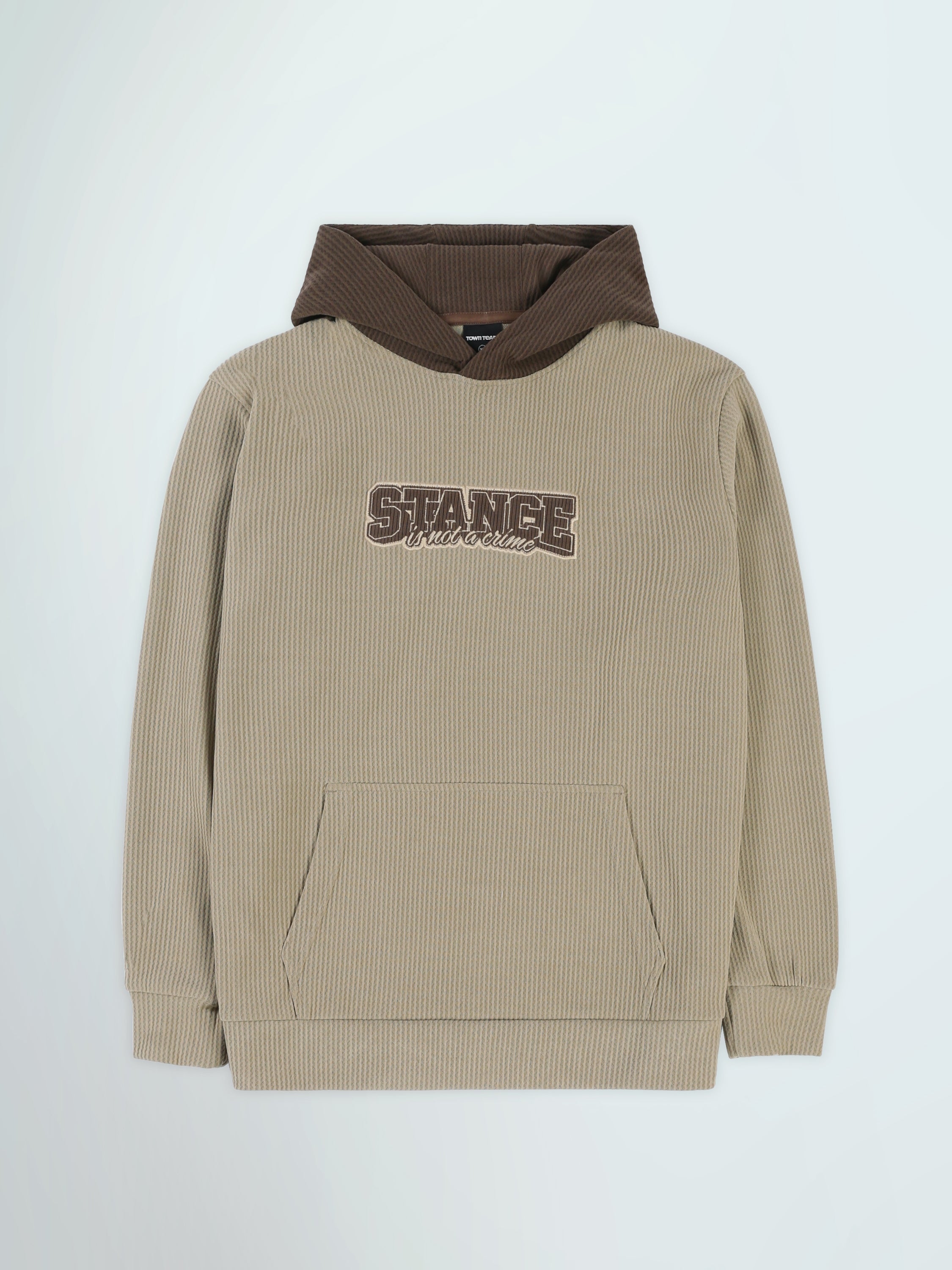 Town Team sweatshirts embroidered corduroy BEG/BRN