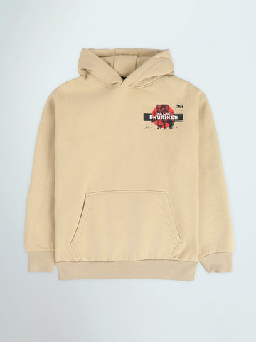 Town Team - Kids' Oversized printed Boys Sweatshirts Beige