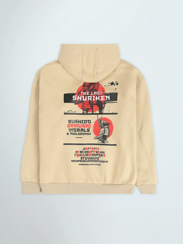 Town Team - Kids' Oversized printed Boys Sweatshirts Beige
