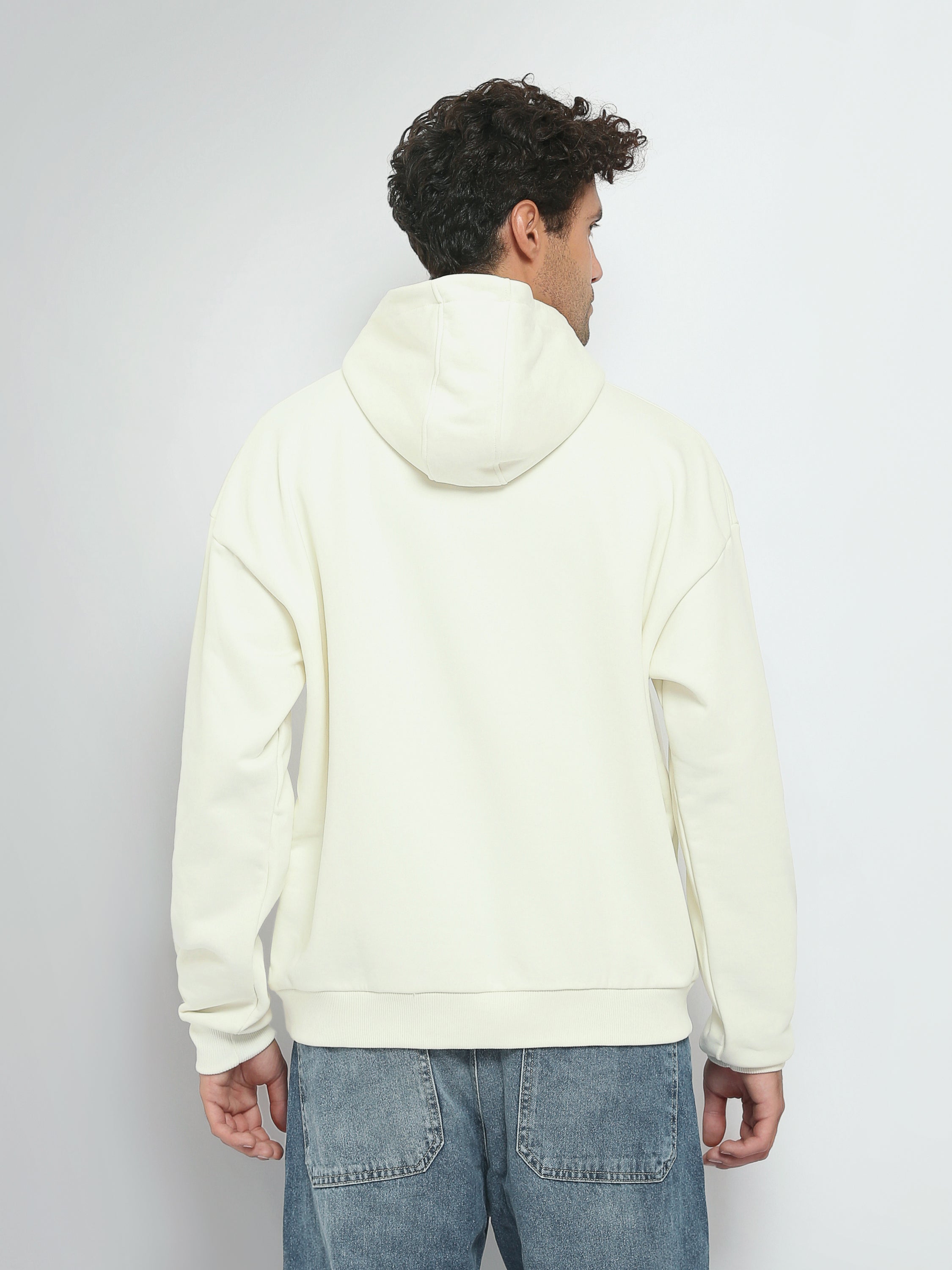 Town Team sweatshirts plain boxy fit OFF WHIT