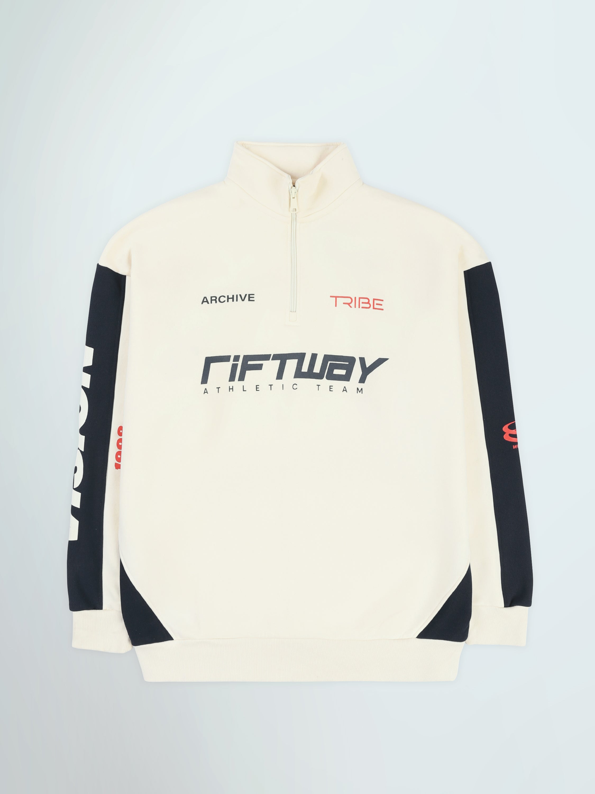 Town Team sweatshirts printed relaxed fit WHT/NVY