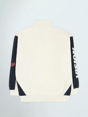Town Team sweatshirts printed relaxed fit WHT/NVY