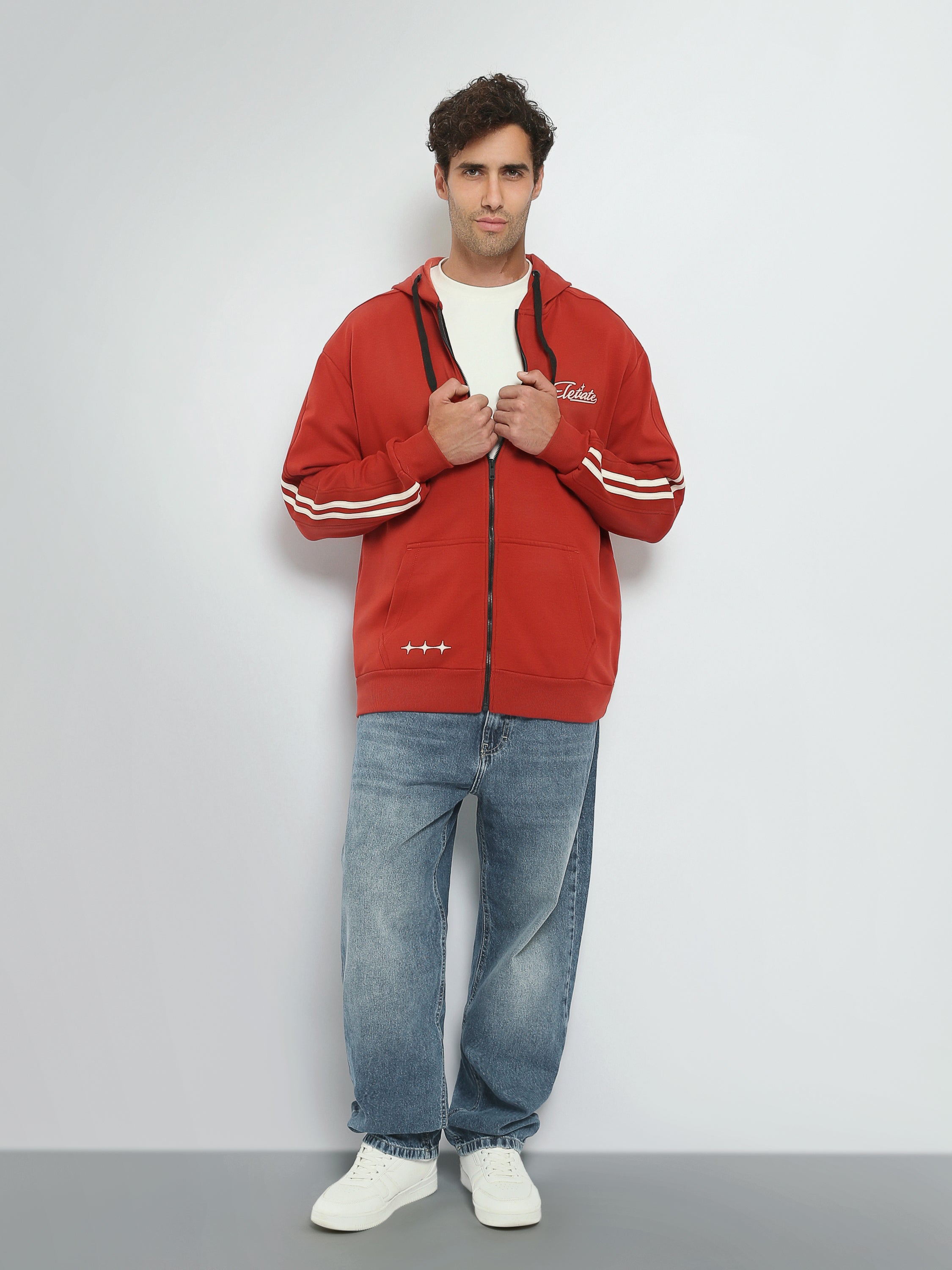 Town Team sweatshirts printed regular fit D-ORANGE