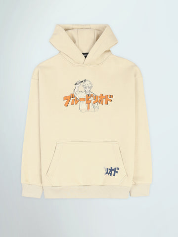 Town Team - Kids' Oversized printed Boys Sweatshirts Beige