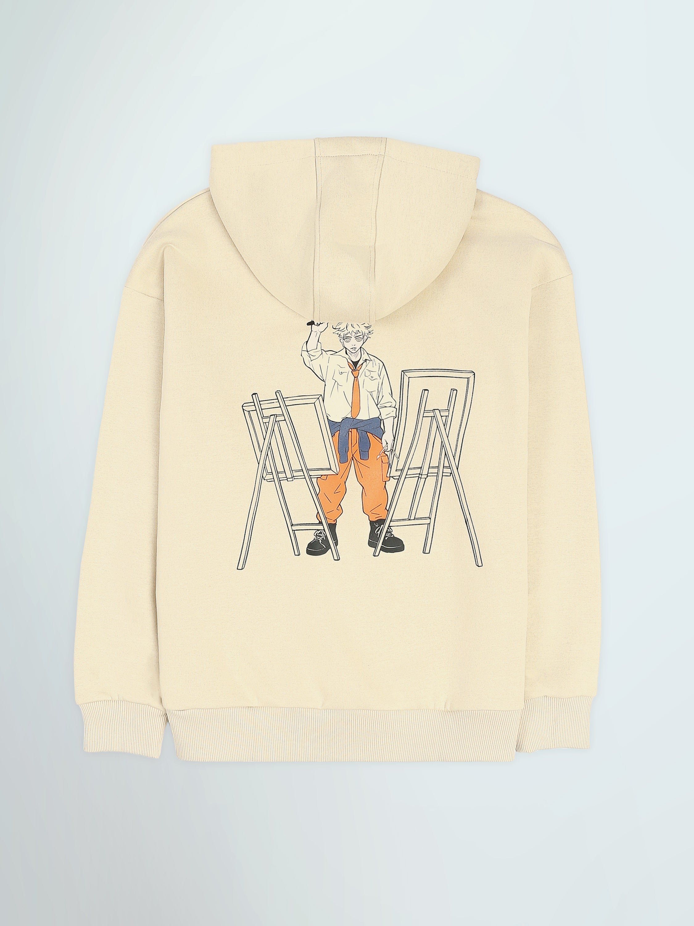 Town Team - Kids' Oversized printed Boys Sweatshirts Beige