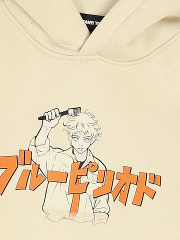 Town Team - Kids' Oversized printed Boys Sweatshirts Beige