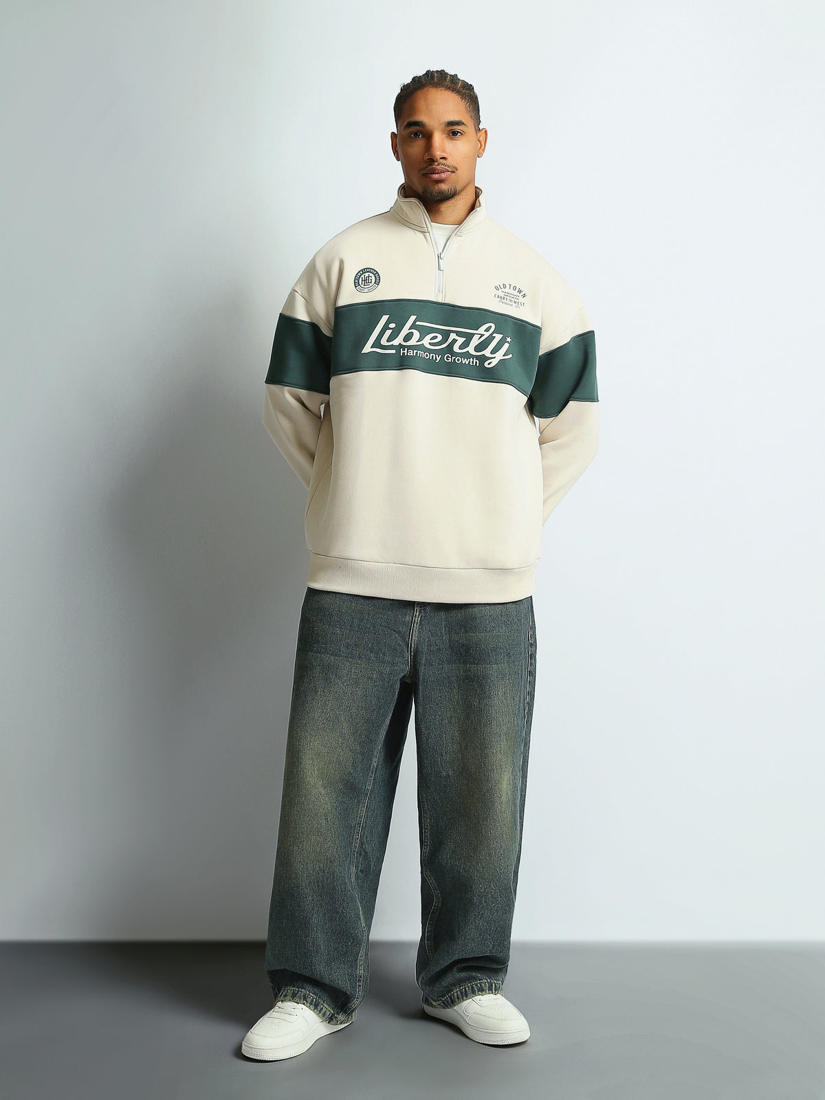 Sweatshirts Relaxed fit color block