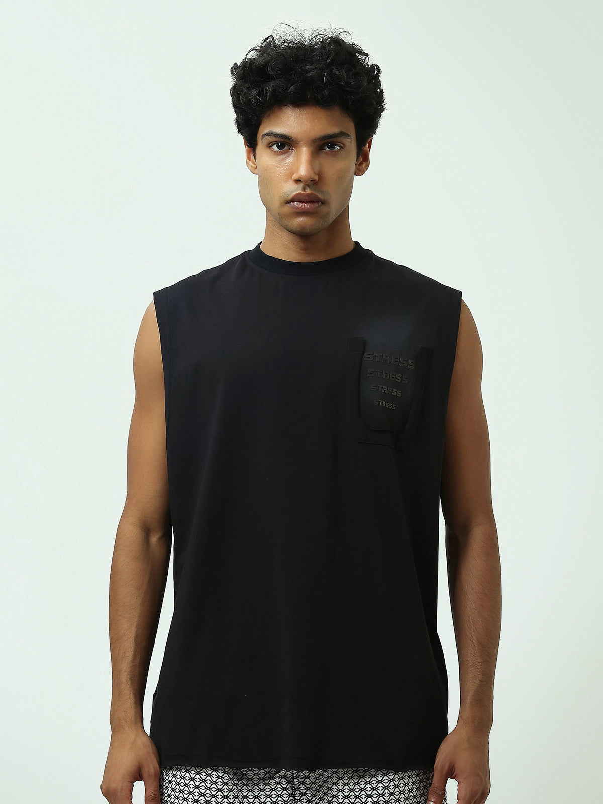 Town Team - Men's Oversized round-neck Tank tops Yellow Jersey