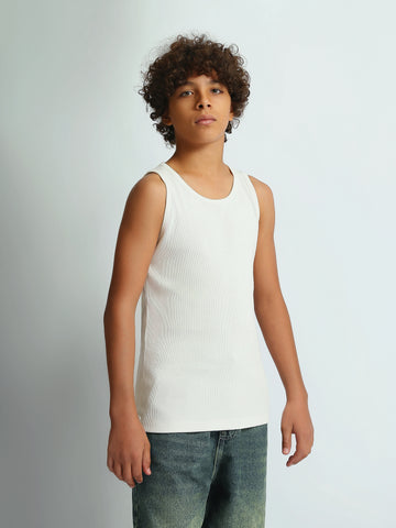 Tank tops Slim fit round-neck