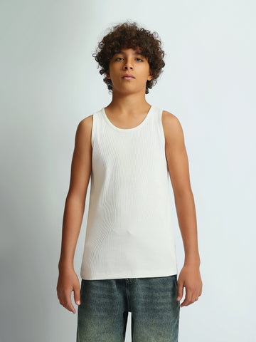 Tank tops Slim fit round-neck