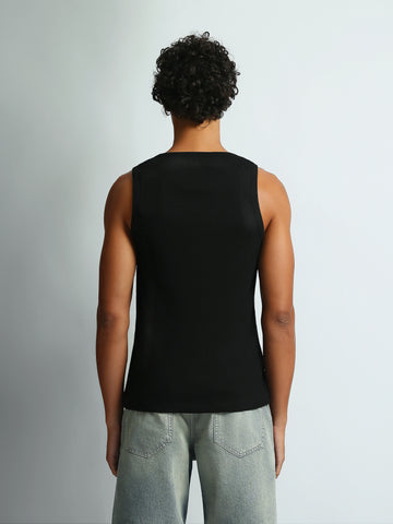 Tank tops Slim fit round-neck