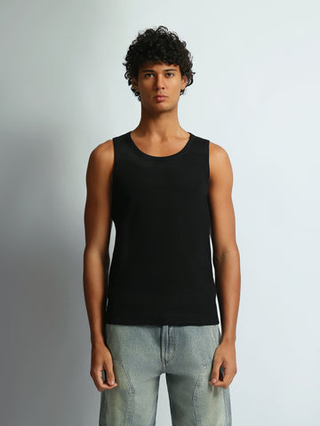 Tank tops Slim fit round-neck