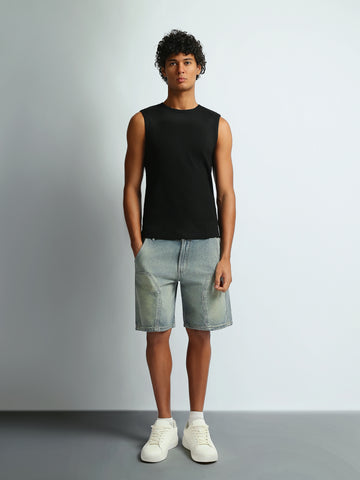 Tank tops Slim fit round-neck