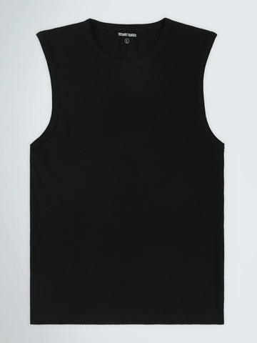 Tank tops Slim fit round-neck