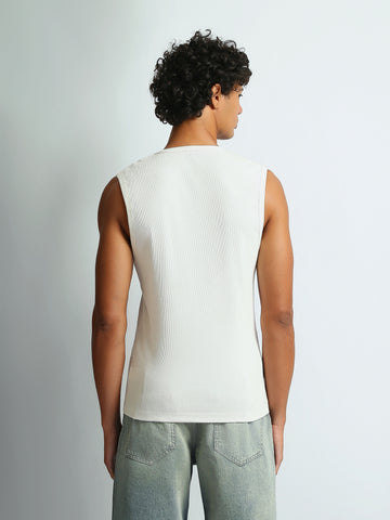 Tank tops Slim fit round-neck