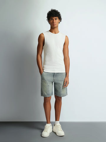 Tank tops Slim fit round-neck