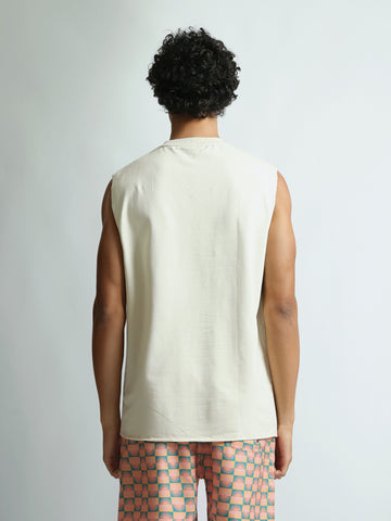 Tank tops Oversized fit round-neck