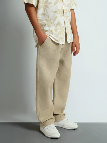 Trousers Baggy fit side pocket