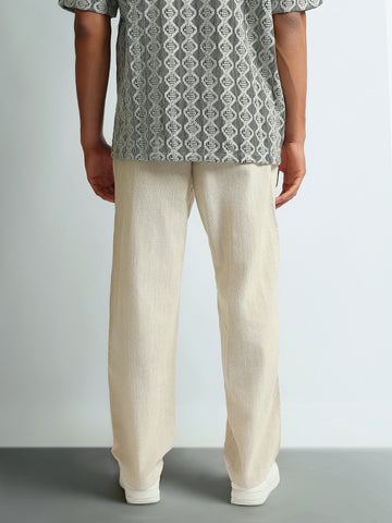 Trousers Straight fit side pocket