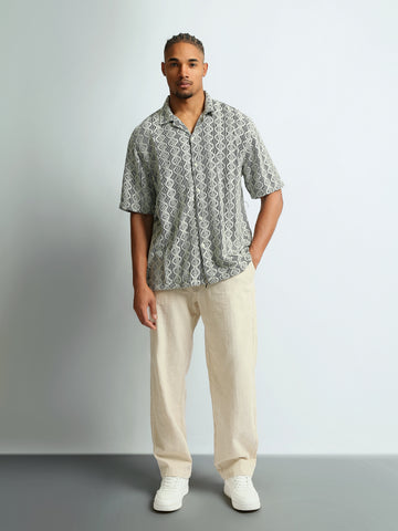 Trousers Straight fit side pocket