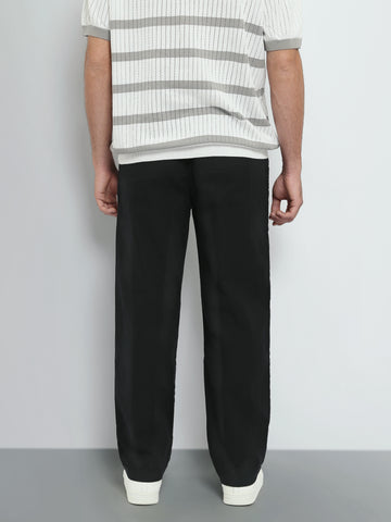 Town Team linen trousers side pocket regular fit OFF WHIT