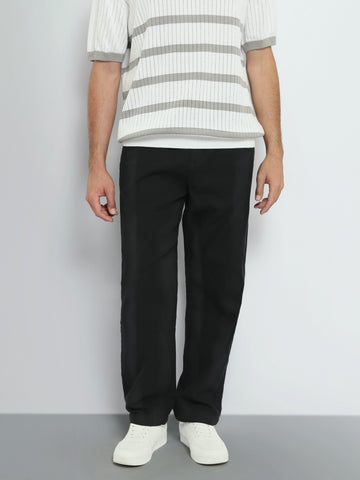 Town Team linen trousers side pocket regular fit OFF WHIT