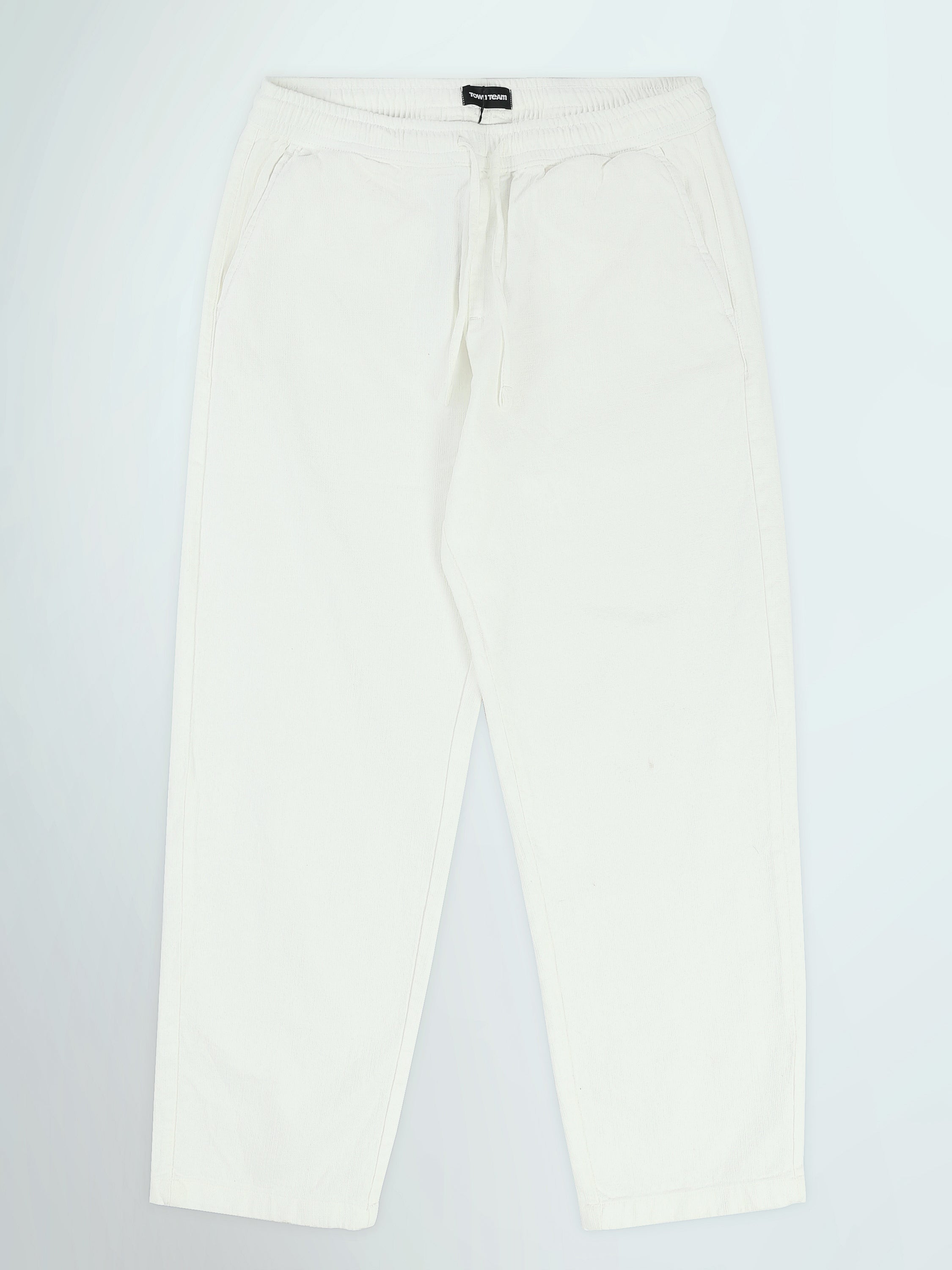 Town Team linen trousers side pocket regular fit OFF WHIT