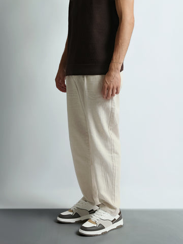 Trousers Slim fit cotton