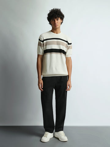 Trousers Slim fit cotton