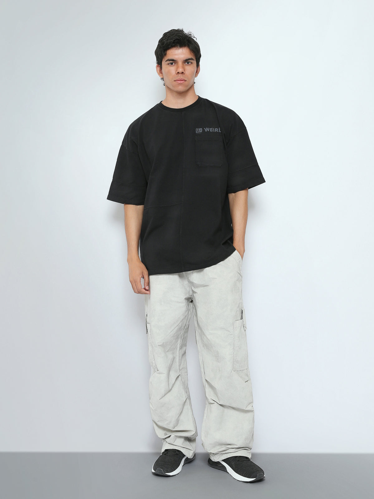 Town Team t-shirts round neck relaxed fit Black