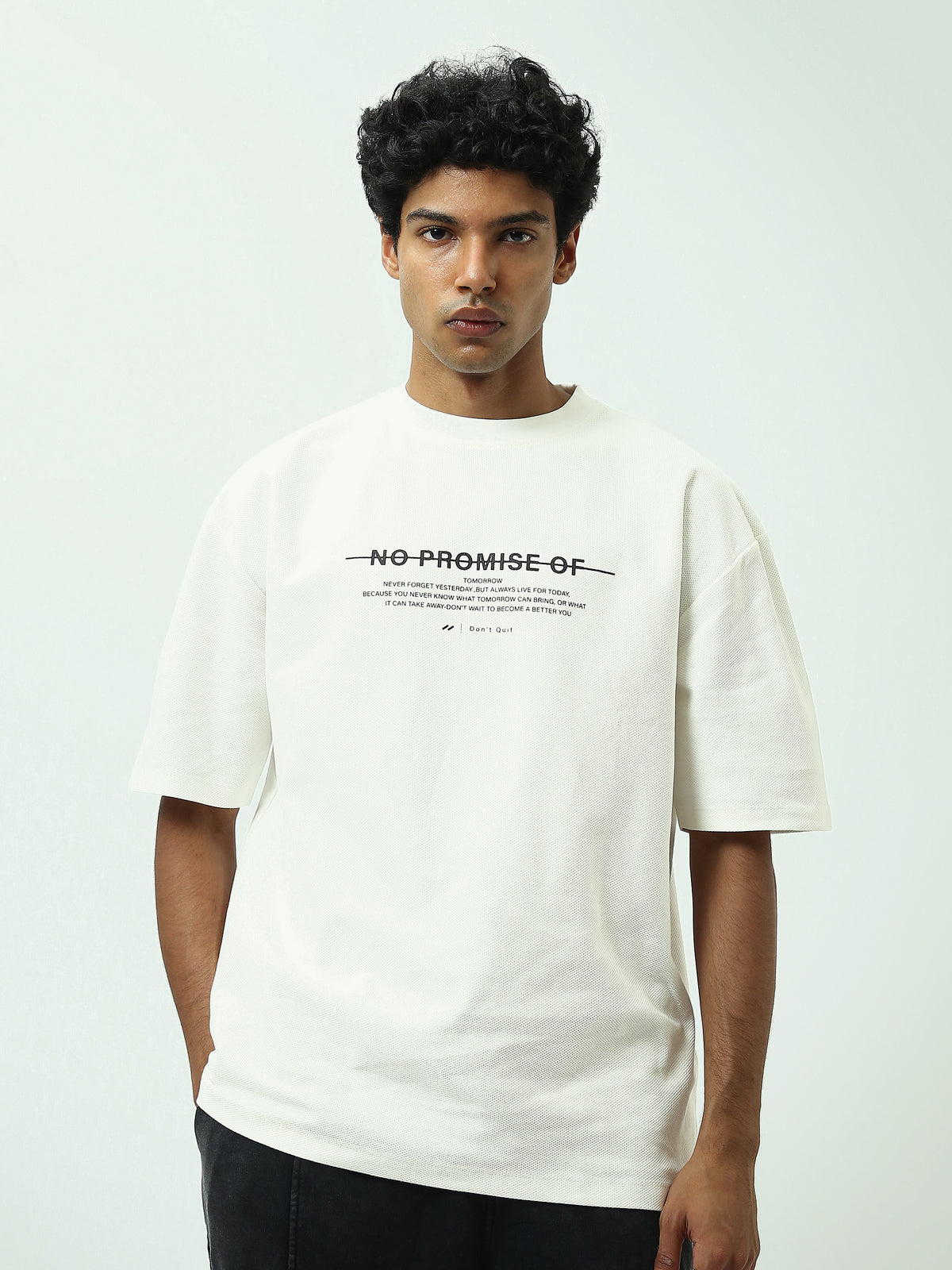 Town Team - Men's relaxed round-neck T-shirts Brick Mixed fabric