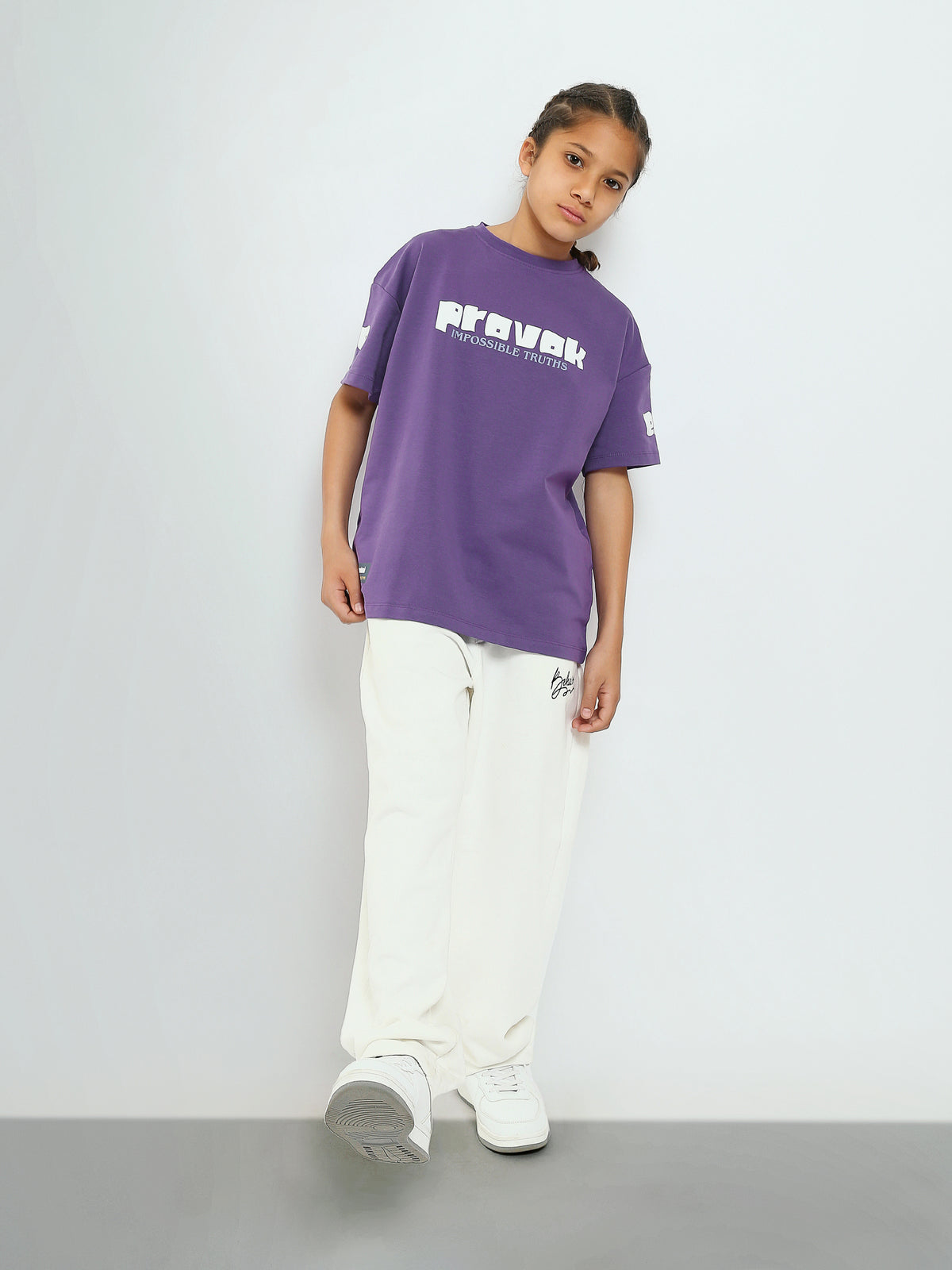 Town Team - Kids' oversized round-neck Boys T-shirts Mauve