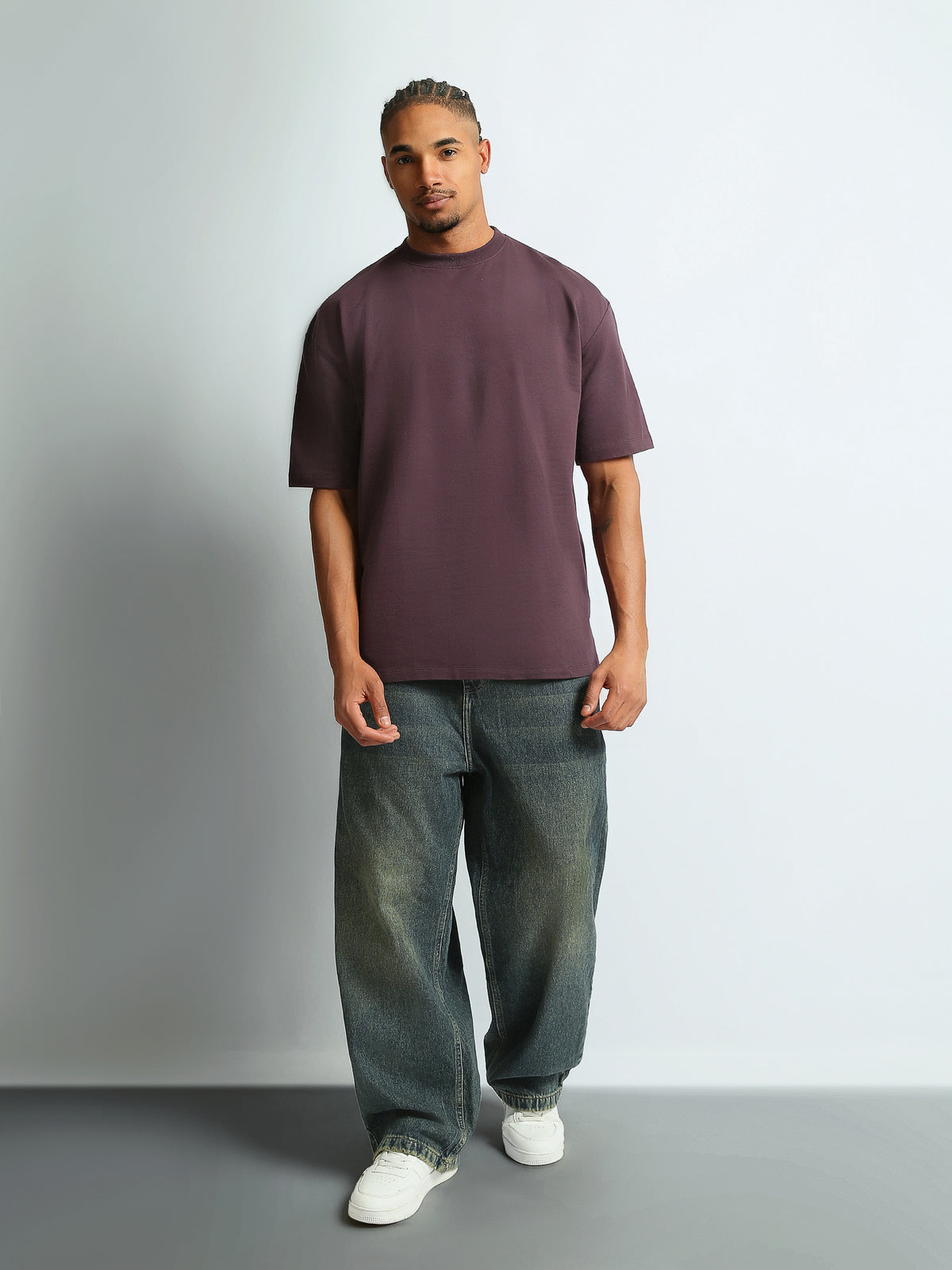 T-shirts Oversized fit round-neck