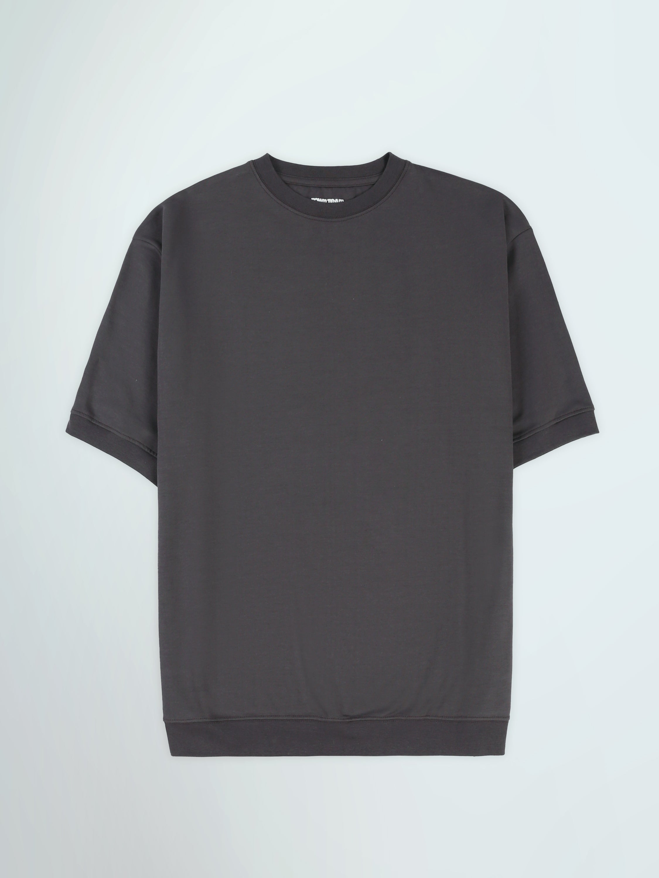 Town Team t-shirts round neck slouchy fit D-GREY