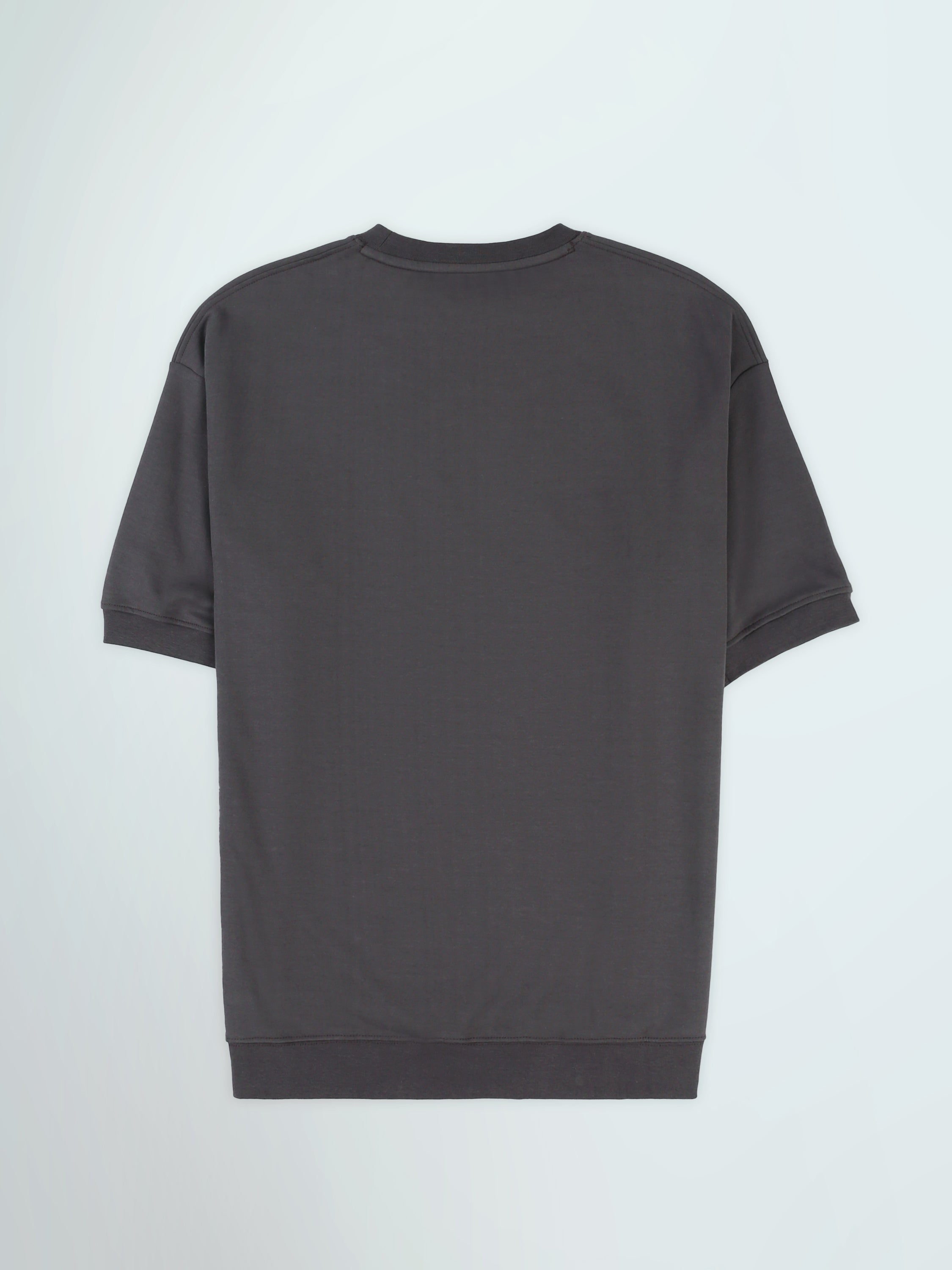 Town Team t-shirts round neck slouchy fit D-GREY