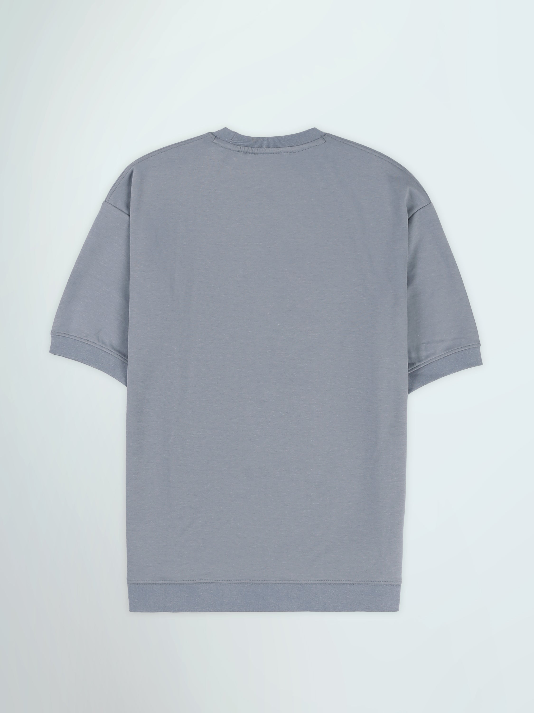 Town Team t-shirts round neck slouchy fit D-GREY