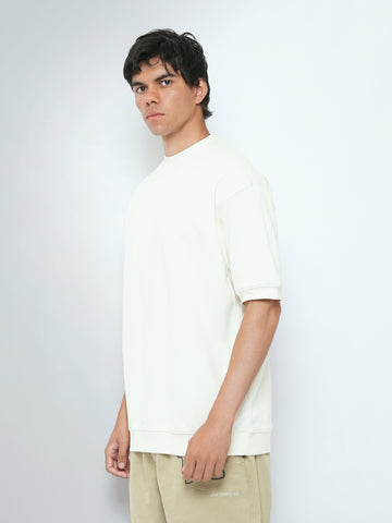 Town Team t-shirts round neck slouchy fit D-GREY