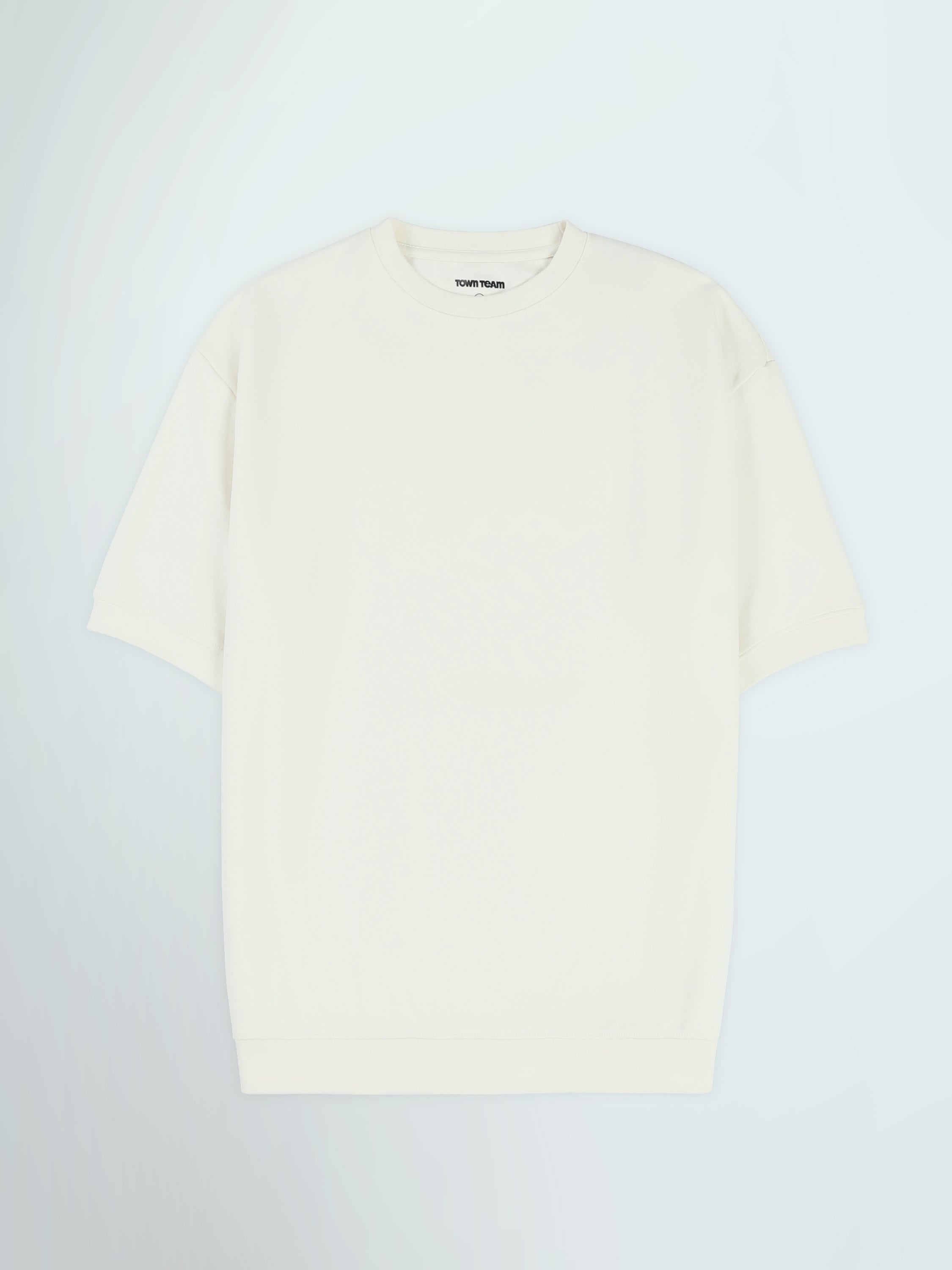 Town Team t-shirts round neck slouchy fit D-GREY