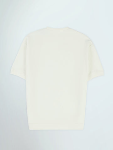 Town Team t-shirts round neck slouchy fit D-GREY